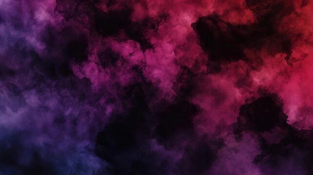 A vibrant purple and red cloud formation in the sky