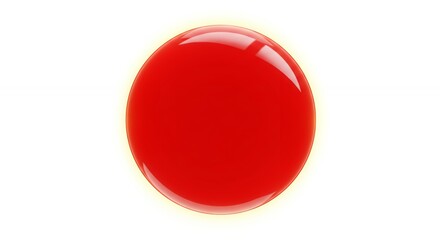 Oval red gemstone closeup