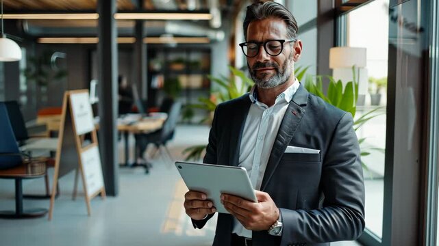 portrait of a handsome businessman