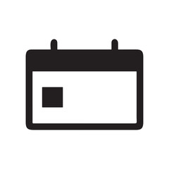 Vector business travel icons: calendar, ID card, briefcase, and luggage