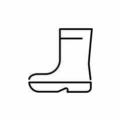 rain boots icon sign vector