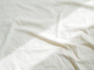 Obraz premium The Subtle Textures of Lightly Wrinkled Fabric Showing Soft Folds and Shadows