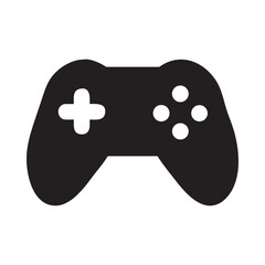 A black video game controller with multiple buttons is isolated on a white background, ready for fun gaming entertainment