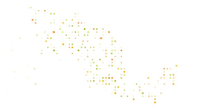 Abstract Dot Grid Mexico Formation Video