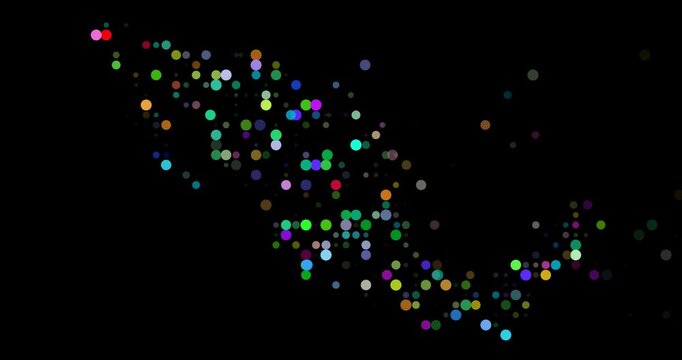 Stylized Dot Map Build of Mexico