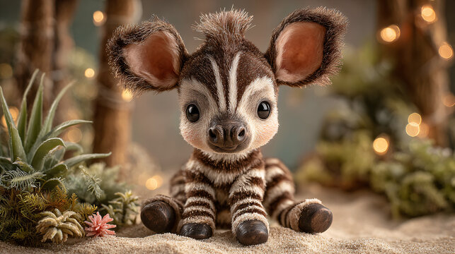 stuffed animal toy baby okapi