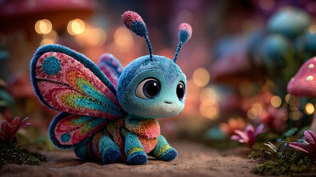 stuffed animal toy butterfly