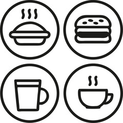 Food and Drink Icons Set