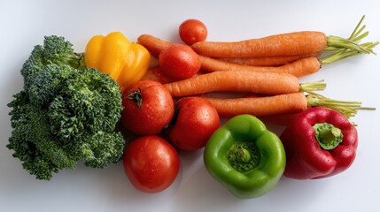 Healthy raw food composition perfect for diet and nutrition visuals