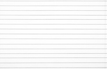 Blank white paper with horizontal black lines. Textured surface for writing messages, notes, or study. Ideal for notebooks, planners, or scrapbooking. Clean, graphic design template.