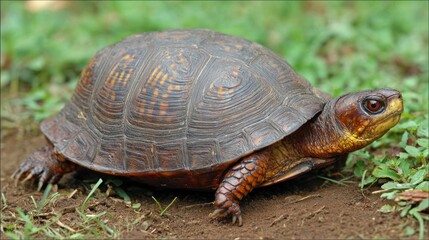 Fototapeta premium Turtle on the ground
