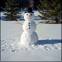 Obraz premium snowman