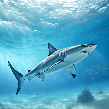 shark in the sea
