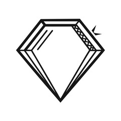 diamond icon vector illustration