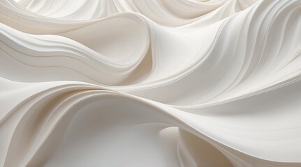 Obraz premium Abstract white waves background with silky texture
