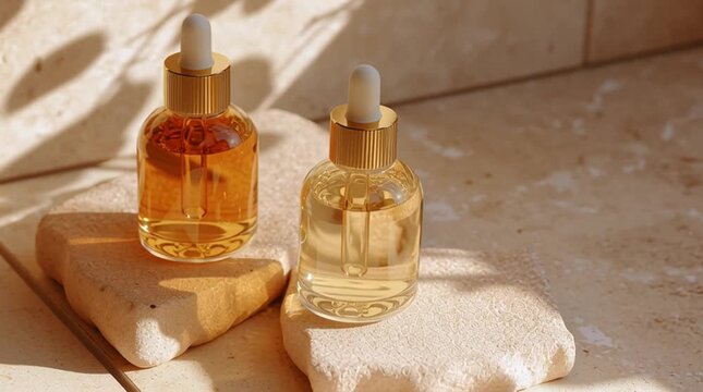 serum, dropper bottle, skincare, beauty, wellness, self-care, sunlight, natural, ingredient, yellow, clear, cosmetics, treatment, facial, skin, product, luxury, minimalist, elegant, modern, health, gl