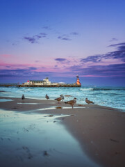 Bournemouth beach and pier, England