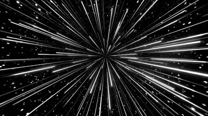 Abstract radial burst