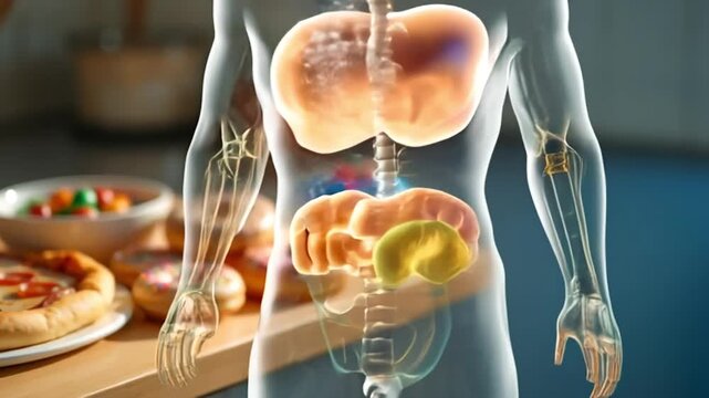 Unhealthy Diet Impact on Internal Organs