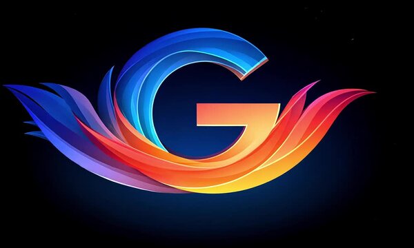 Vibrant letter G logo design