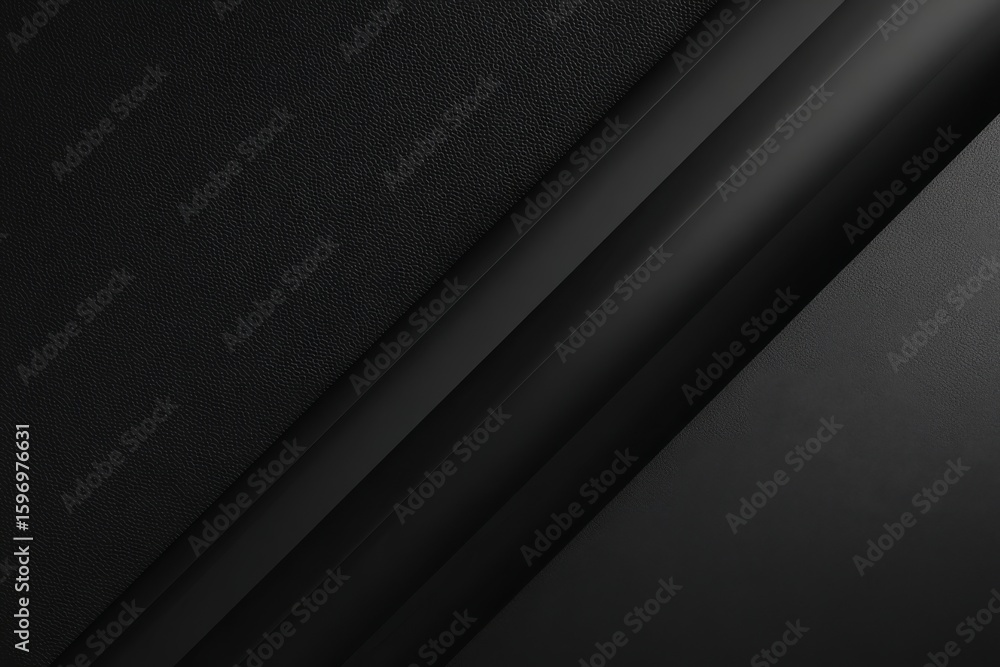 Aufkleber black layered abstract design the image is composed of geometric shapes featuring differing textures