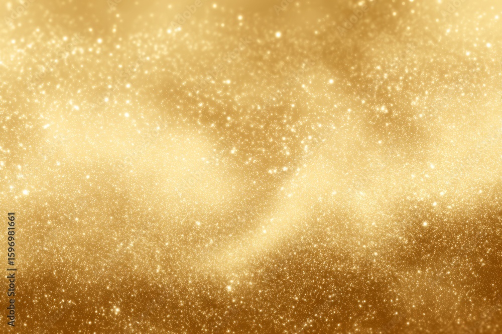 Poster golden abstract background with sparkling particles creating a glamorous festive atmosphere ideal fo