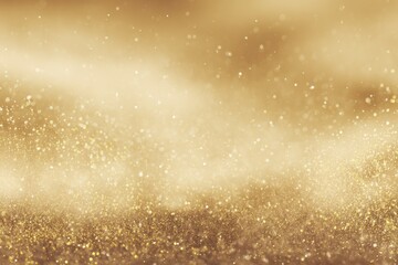 Obraz premium Golden Haze: A mesmerizing dance of light and shadow casting a warm ethereal glow An abstract scene with glittering particles