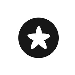 Black star illustration