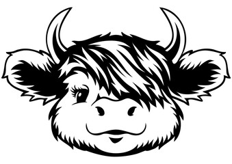 Fototapeta premium Cute Cow