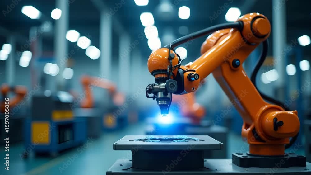 Poster high-precision industrial robotic arms: innovative automation solutions for enhanced production spee