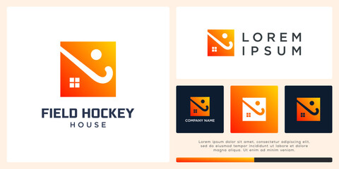 House field hockey logo design