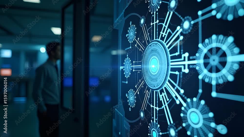 Poster ai-powered industrial processes: optimize manufacturing workflows, enhance product quality & boost o