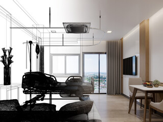 3d rendering of interior hospital  room