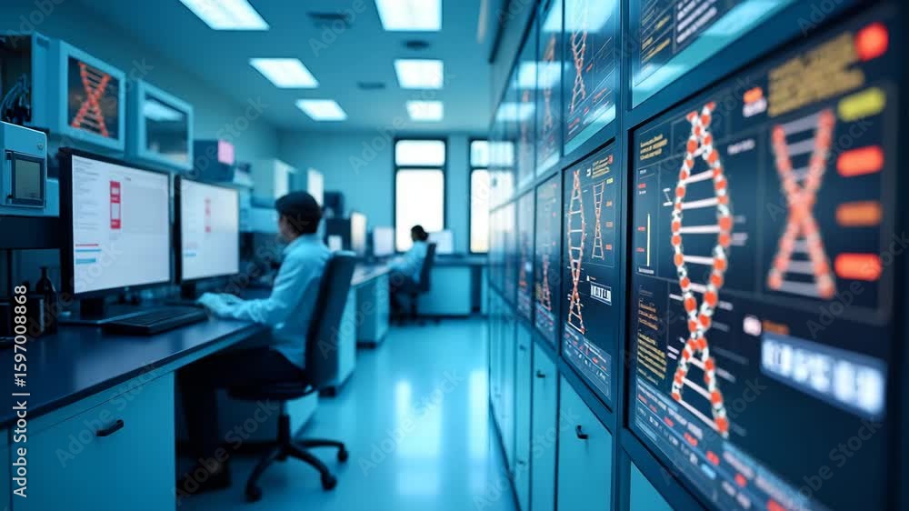Poster advanced mitochondrial dna research laboratory: sequencing instruments & digital imaging for compreh
