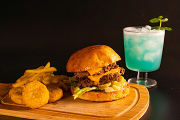 ハンバーガーセット