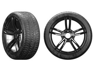 car wheel isolated