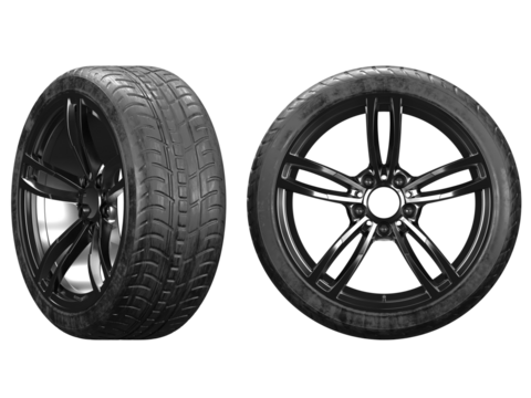 car wheel isolated