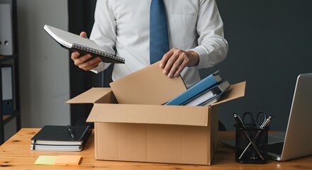 Closing a Chapter with Purpose, Embracing Change at Work, Transitioning to New Beginnings, Organizing for a Fresh Start, Moving Forward with Confidence.