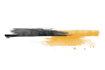 Brushstroke blend of dark gray and amber hues Abstract art expression featuring textures drips and a raw artistic edge