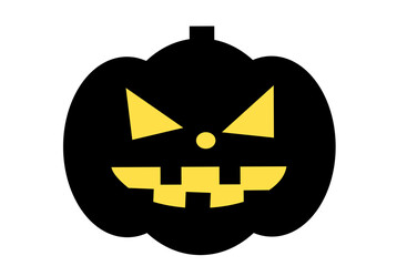 Jack‑o’-lantern Face Vector Illustration