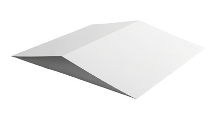 Blank Trifold Brochure Mockup