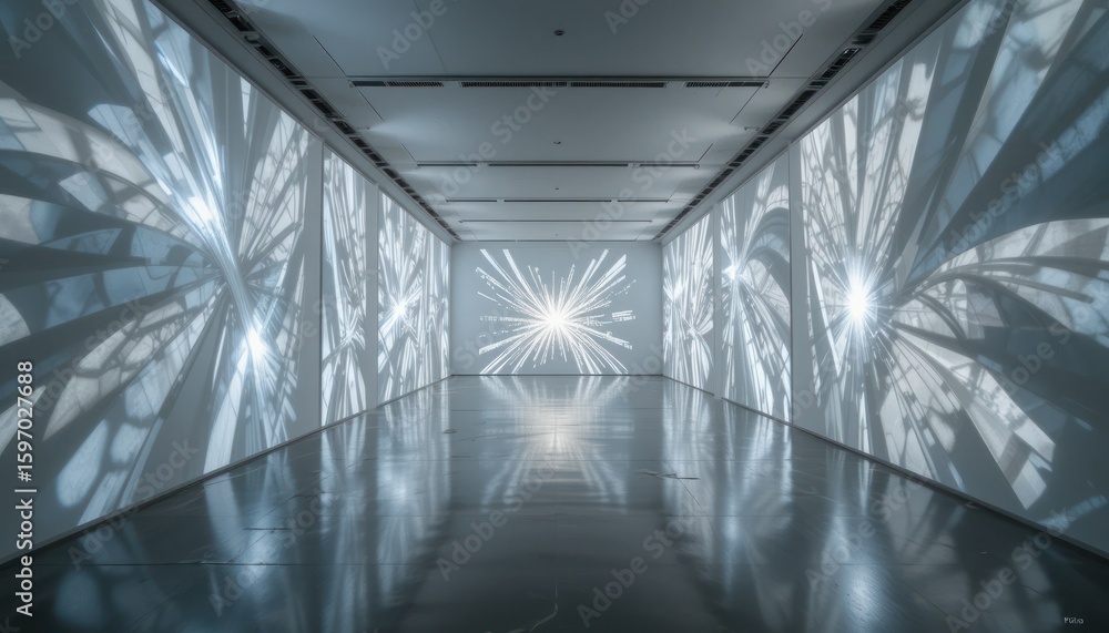 Poster light installation: exploring the dynamics of radiance