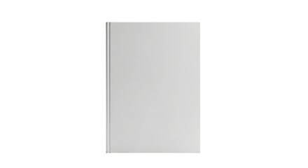 Blank White Book Cover Mockup