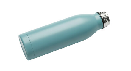 Stylish Teal Insulated Water Bottle Mockup