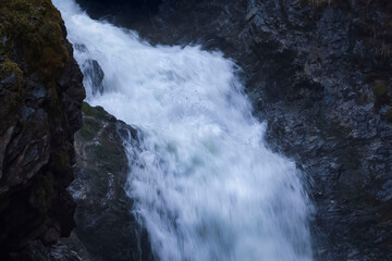 Thurnderbird Falls in Alaska