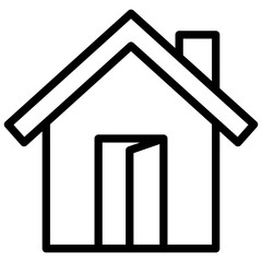 open house  line icon