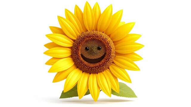 Happy Sunflower: A Joyful Animated Bloom