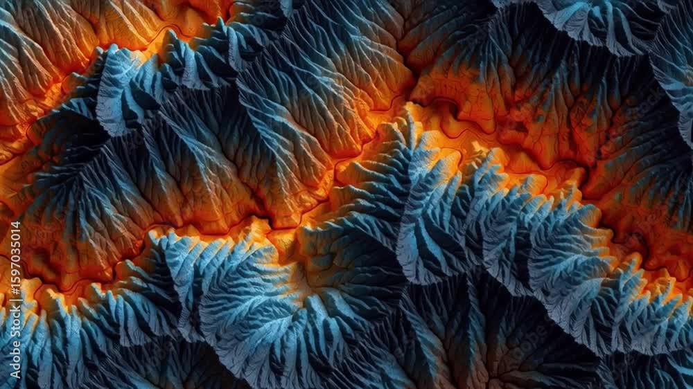 Aufkleber topographi abstract map texture abstract colorful texture illustrating waves and patterns in nature