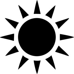 sun vector icon