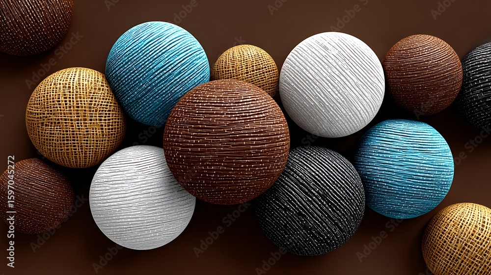 Poster a seamless vector texture of minimalist circles, lines, and grids layered in a retro-modern geometri
